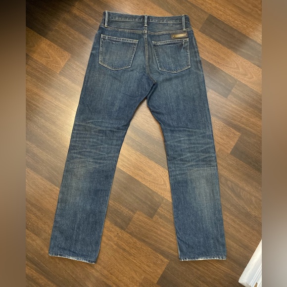 Burberry Brit Unisex Iconic 💯 Cotton Straight Leg Boot Cut Jean Size 29 R - Picture 6 of 16